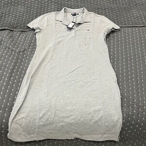 Tommy Hilfiger Light Gray Polo Dress